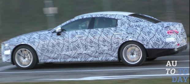 Новый Mercedes-Benz CLS стал героем шпионского видео