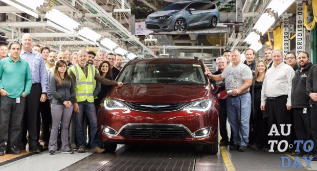 Chrysler начинает производство гибридного Pacifica