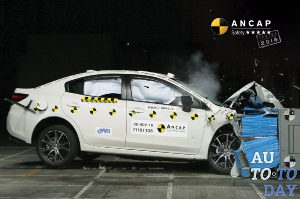 Subaru Impreza получил пять звезд в рейтинге безопасности ANCAP