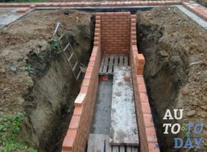 Сооружение смотровой ямы