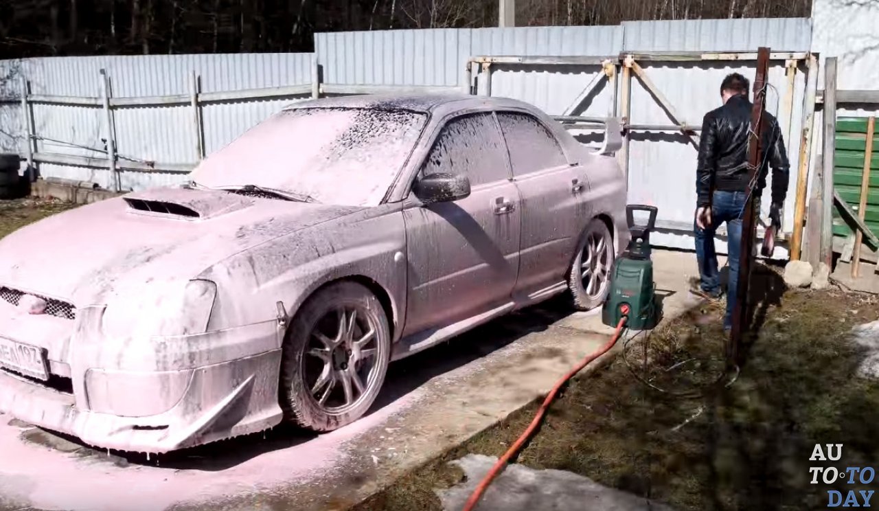 Как помыть машину самому