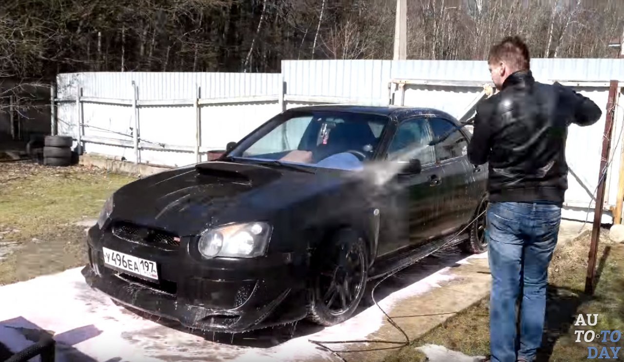 Как помыть машину самому