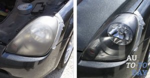 До и после полировки До и после полировки