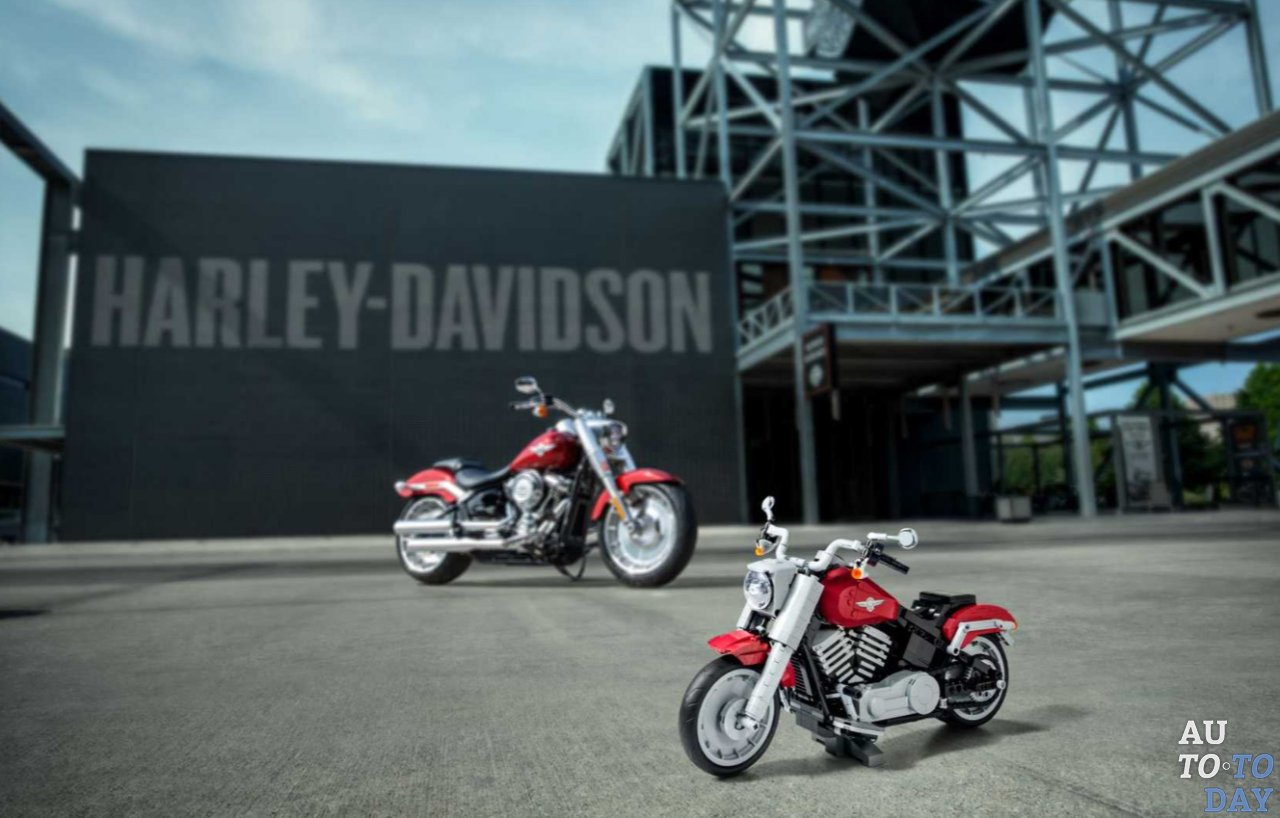 Последний проект Lego – точная копия Harley-Davidson Fat Boy