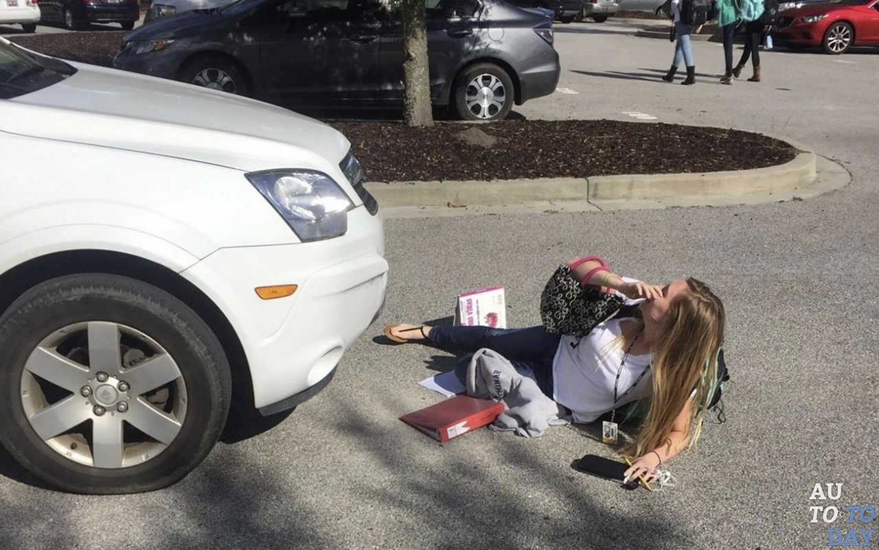 Имитация наезда на пешехода