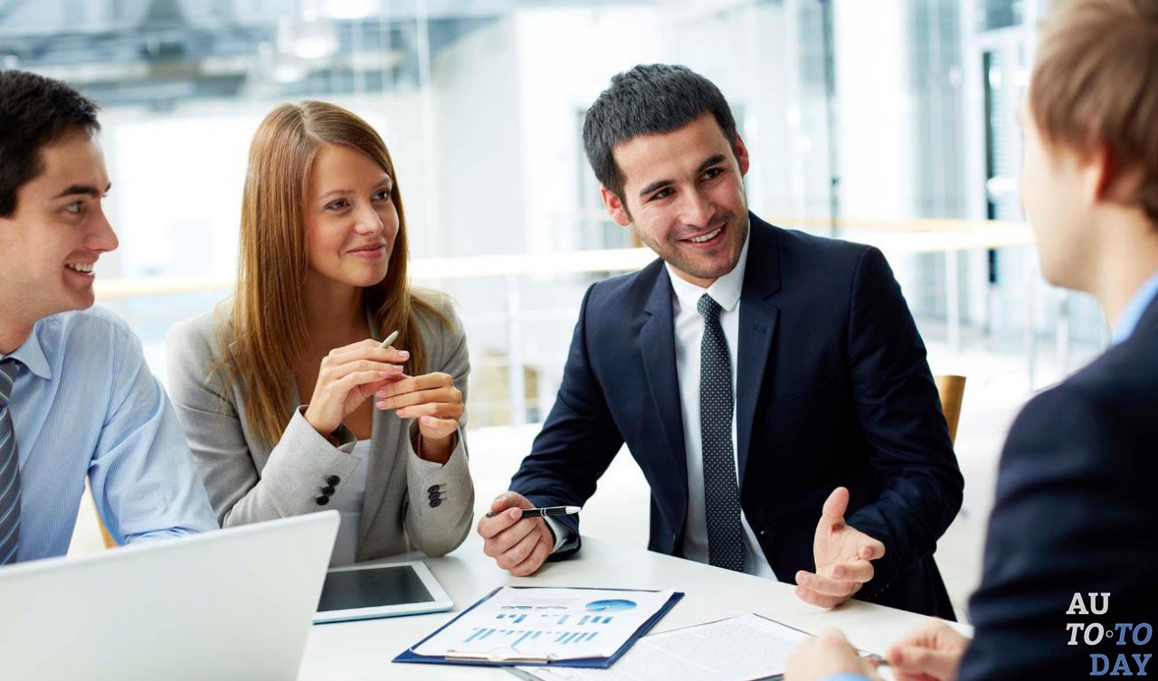 Разговор с консультантами страховой фирмы