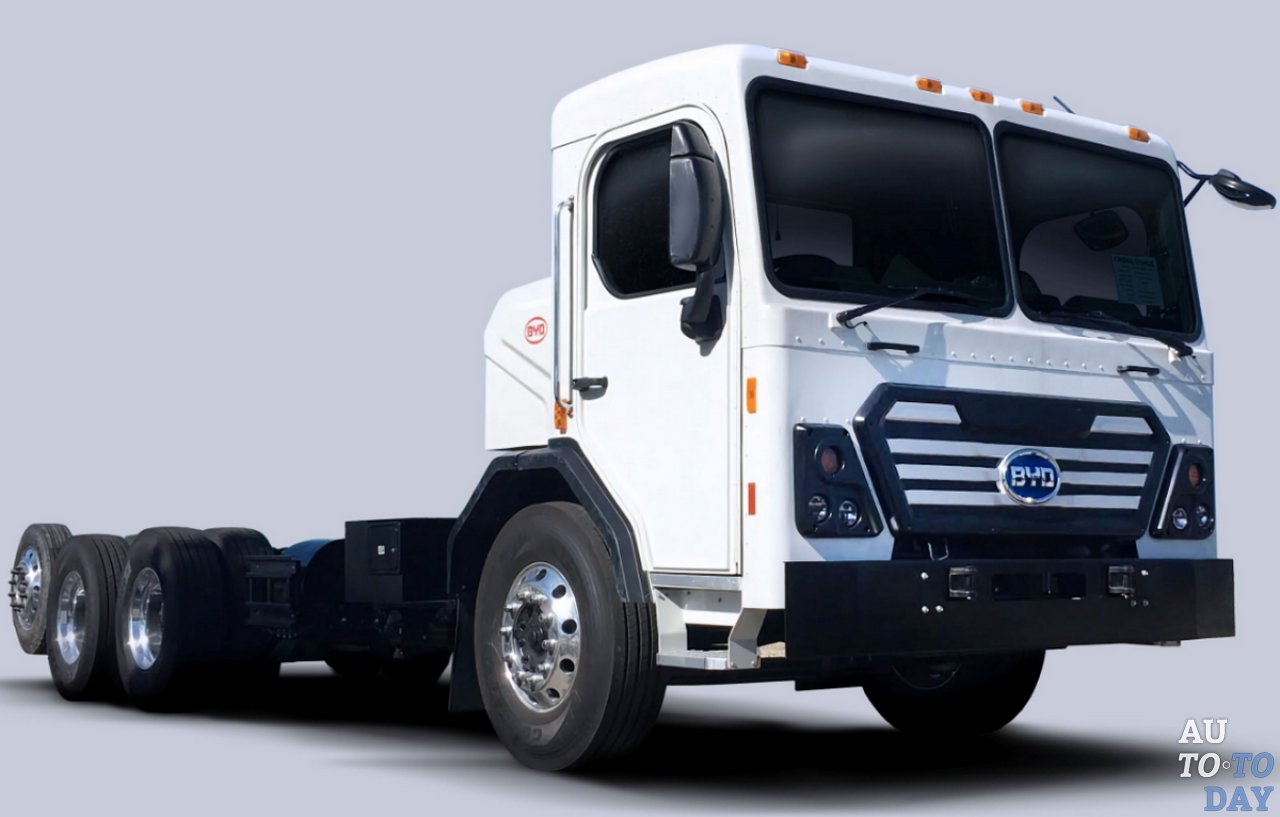 Грузовой электромобиль BYD T9 Грузовой электромобиль BYD T9