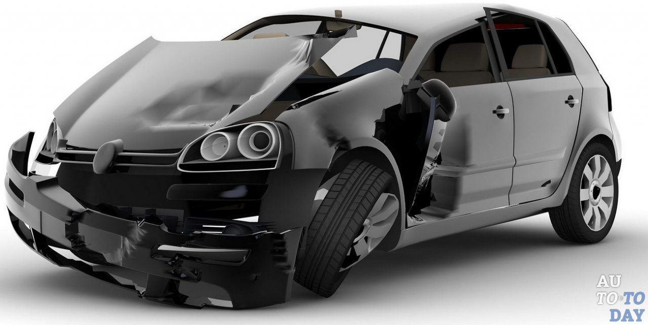 Поврежденный кузов автомобиля