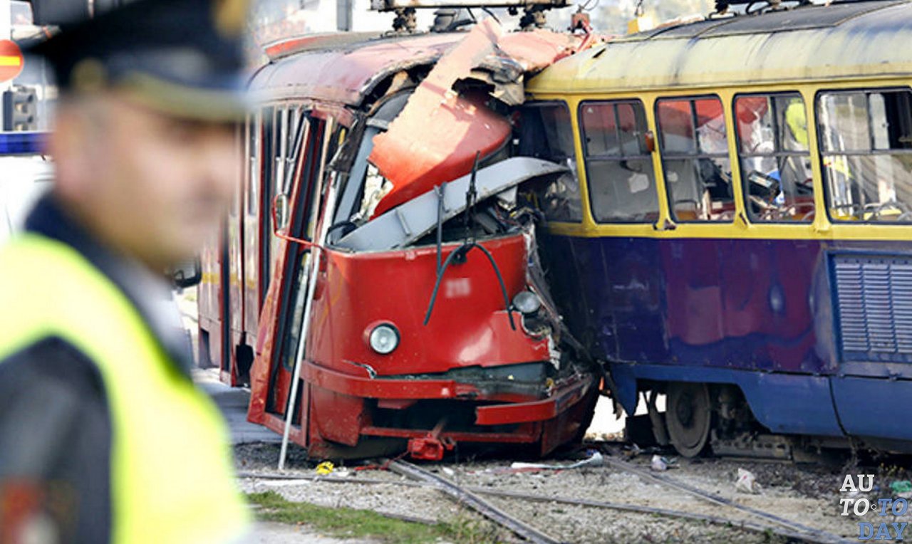 ДТП с участием трамваев