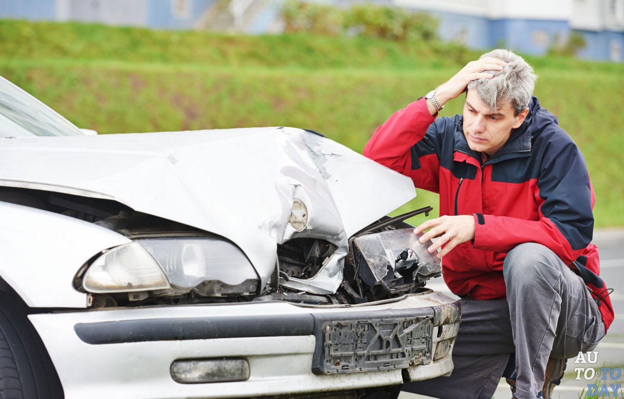 Машина после ДТП Машина после ДТП