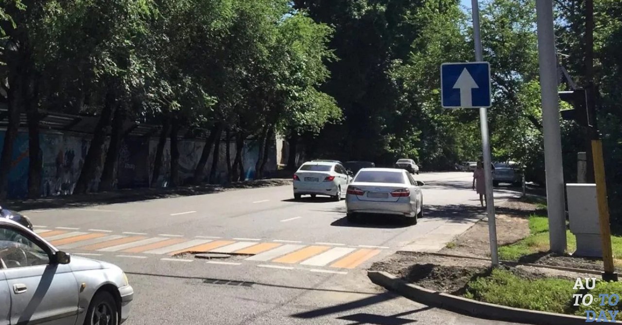 Знак Одностороннее Движение Фото