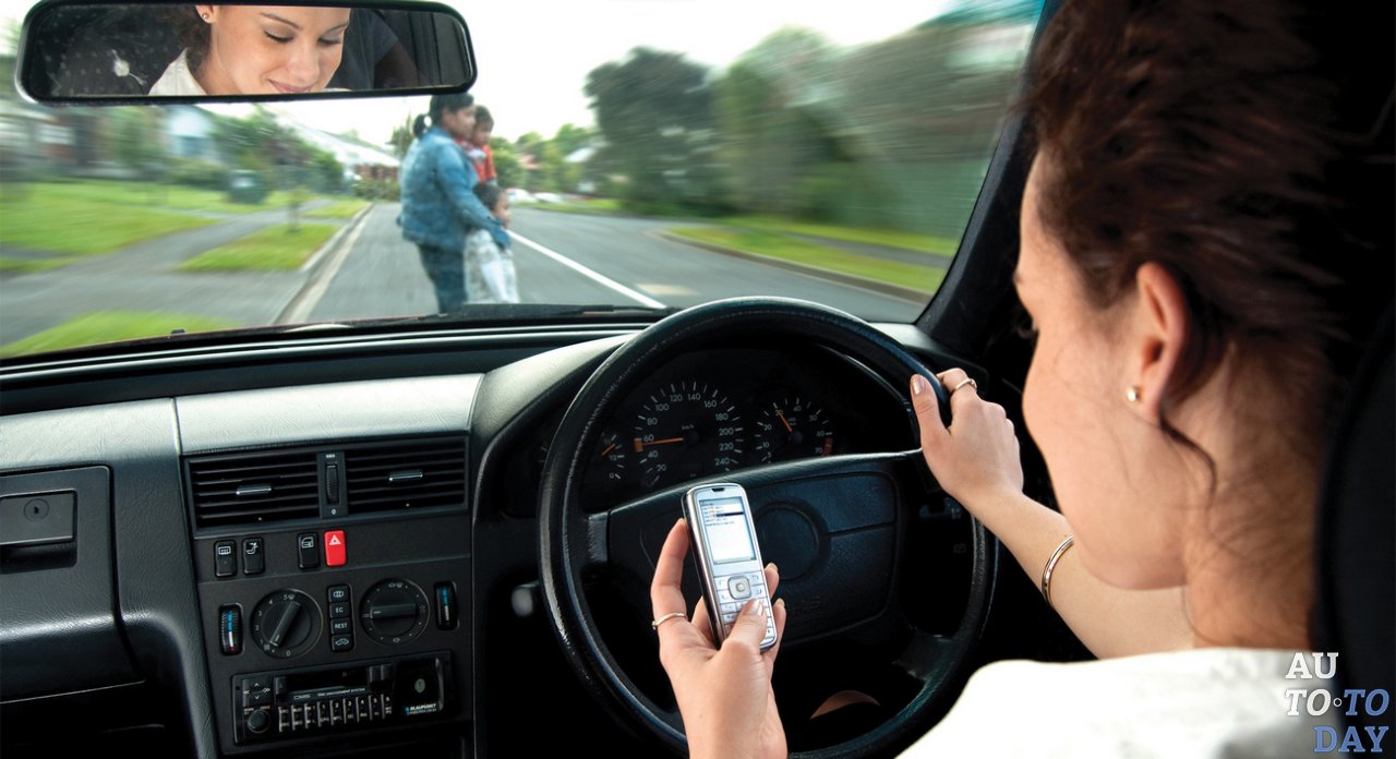 Опасность телефона за рулём