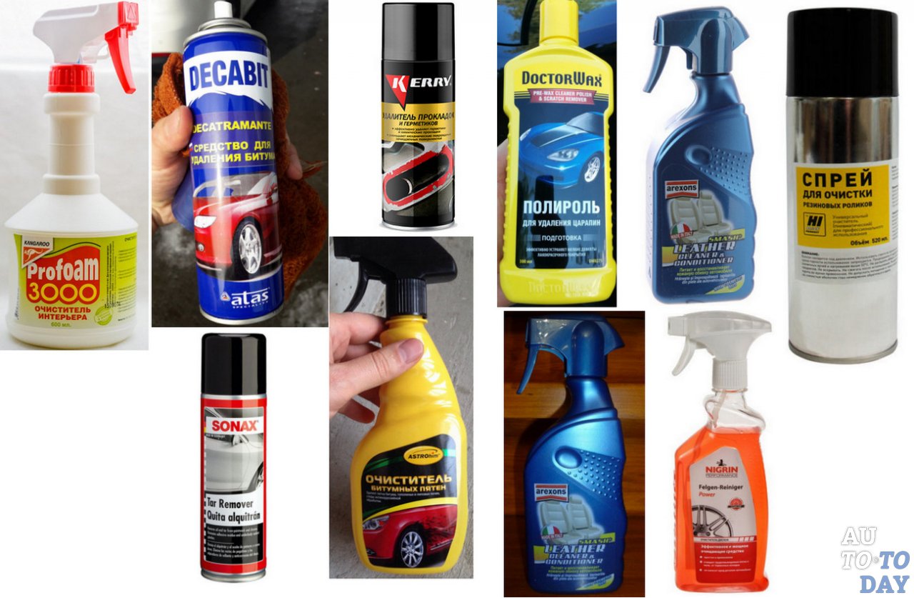 Смеси для чистки машины от смолы