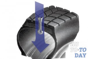 Способ ремонта шины Способ ремонта шины