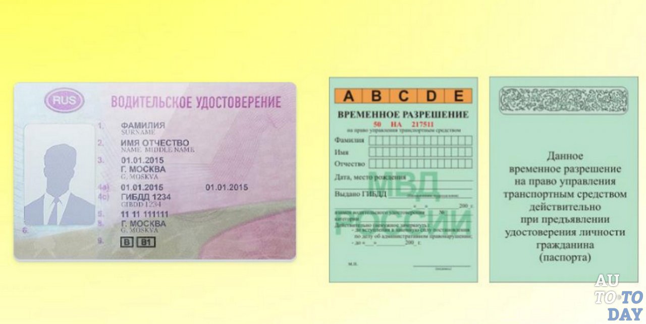 Документы для замены иностранного водительского удостоверения. Временное разрешение водительское.