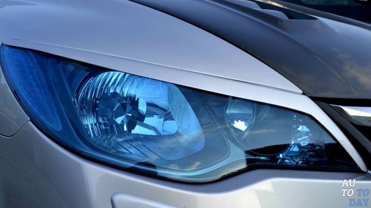 Тонировка передних фар