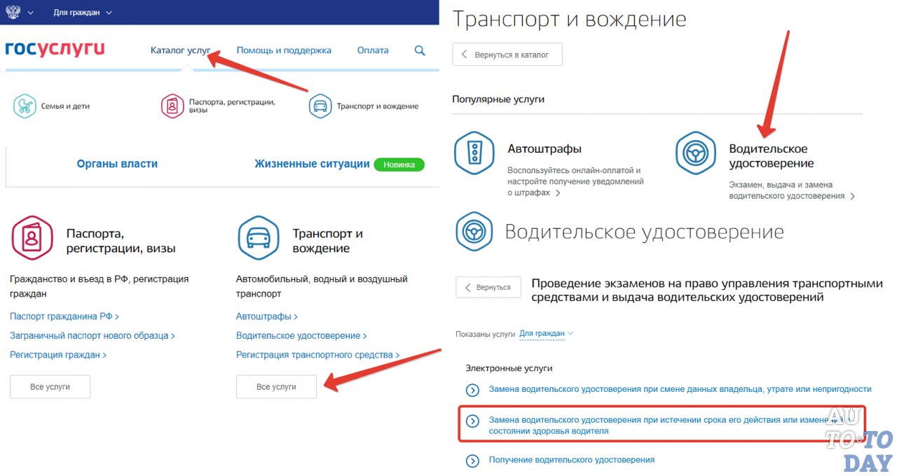 Продление срока ВУ через Госуслуги Продление срока ВУ через Госуслуги