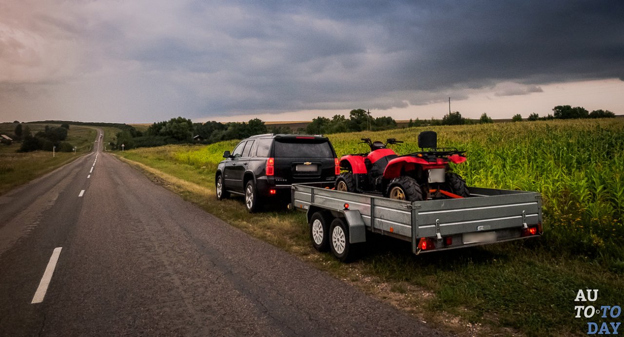 Транспортное средство с прицепом