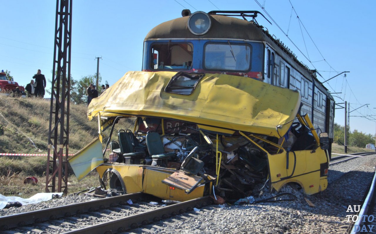 ДТП на железнодорожных путях