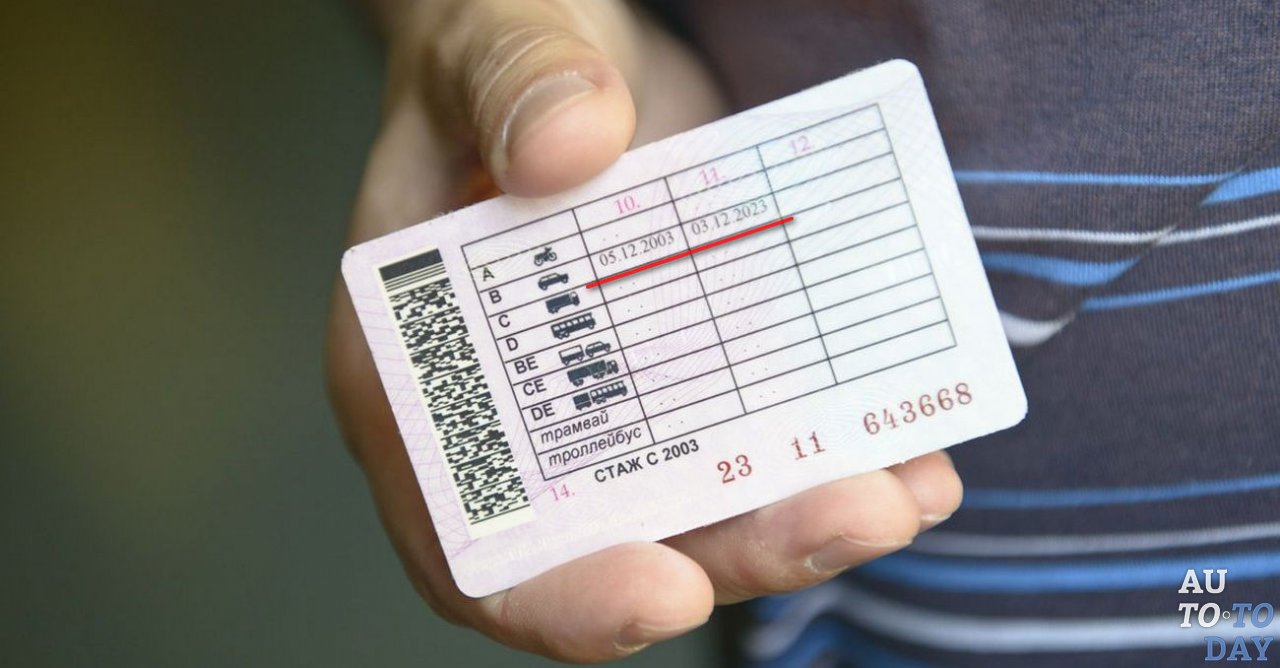 Дата на водительских правах