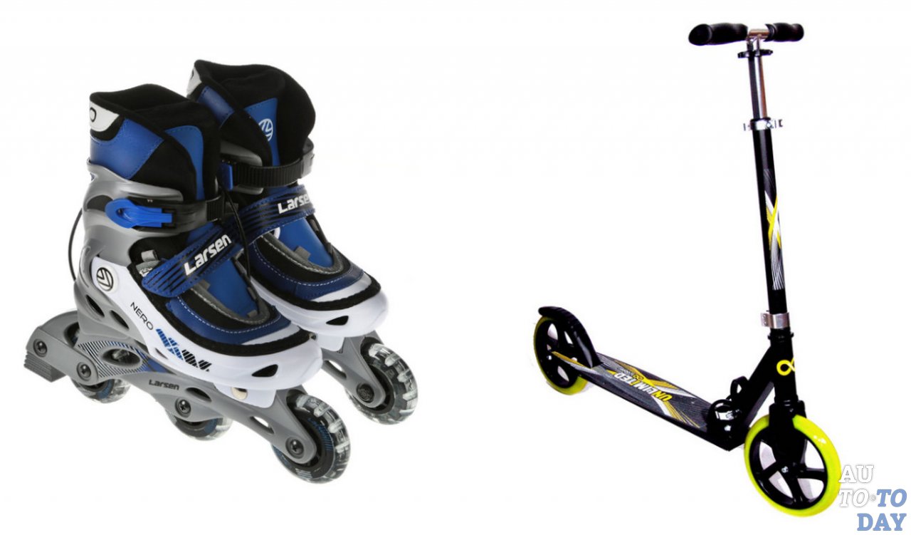 Ролики и самокат Ролики и самокат