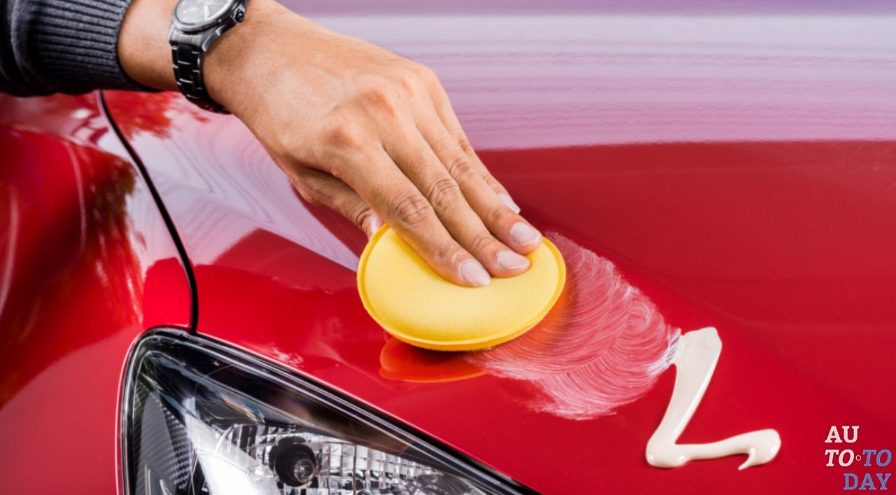 Полировка кузова с применением воска Полировка кузова с применением воска