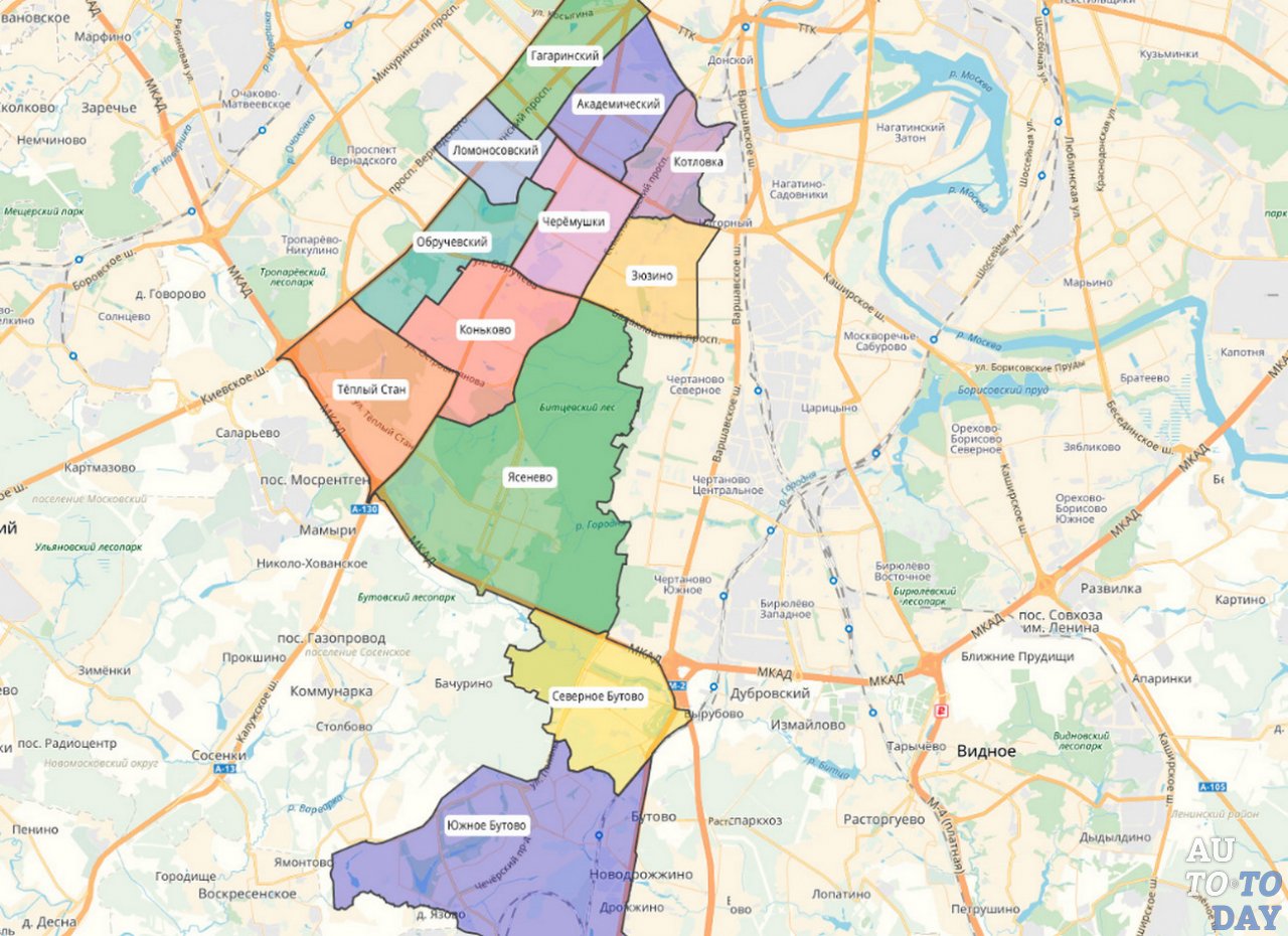 ЮЗАО Москвы ЮЗАО Москвы