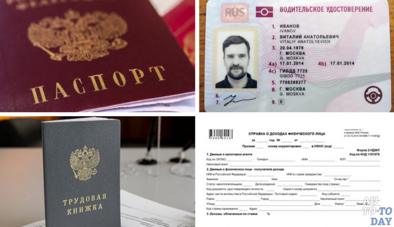 Документы для оформления автокредита