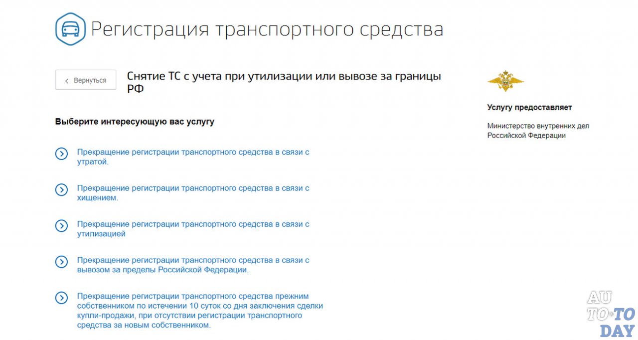 Снятие С Учета Автомобиля При Продаже