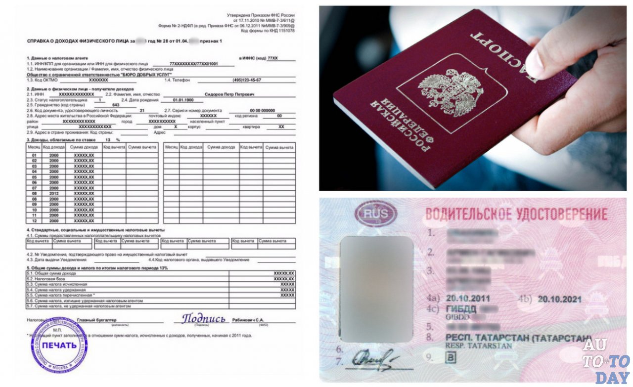 Необходимые документы Необходимые документы