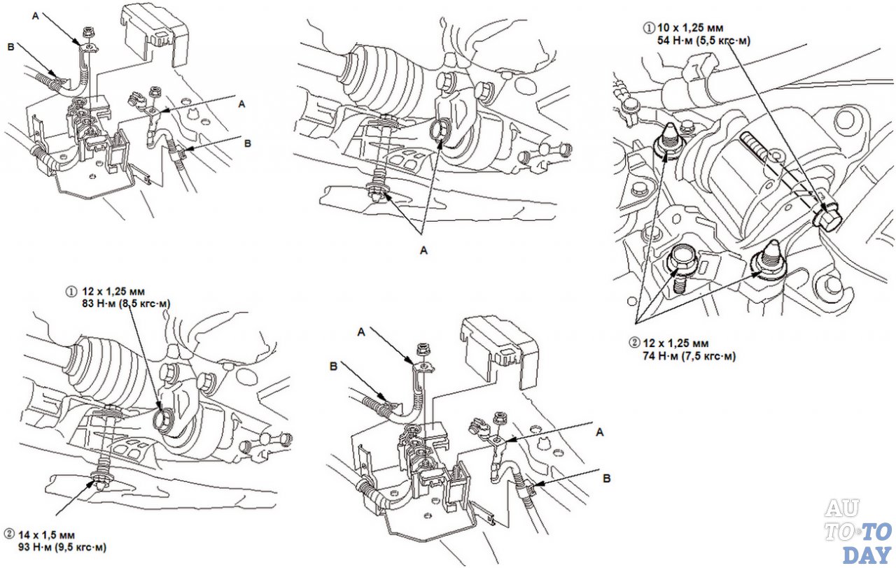 Замена кронштейна на автомобиле