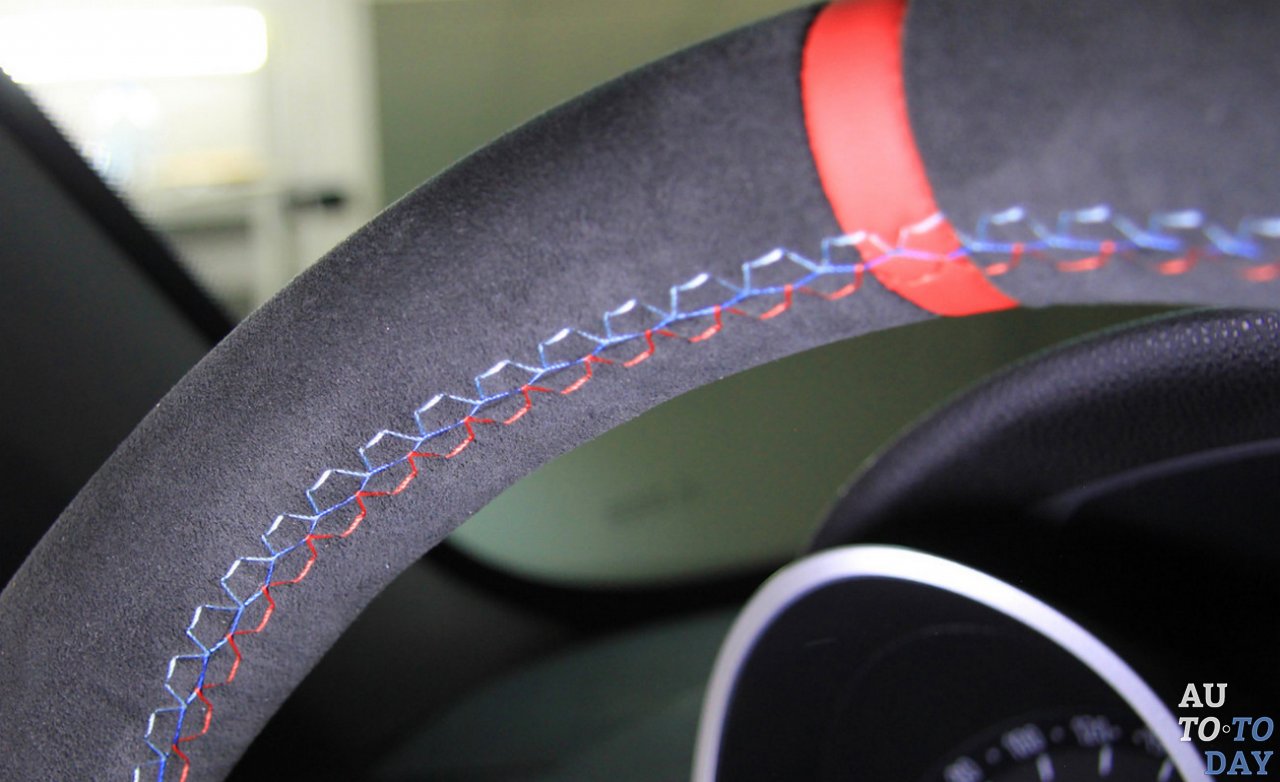 Шов макраме на руле