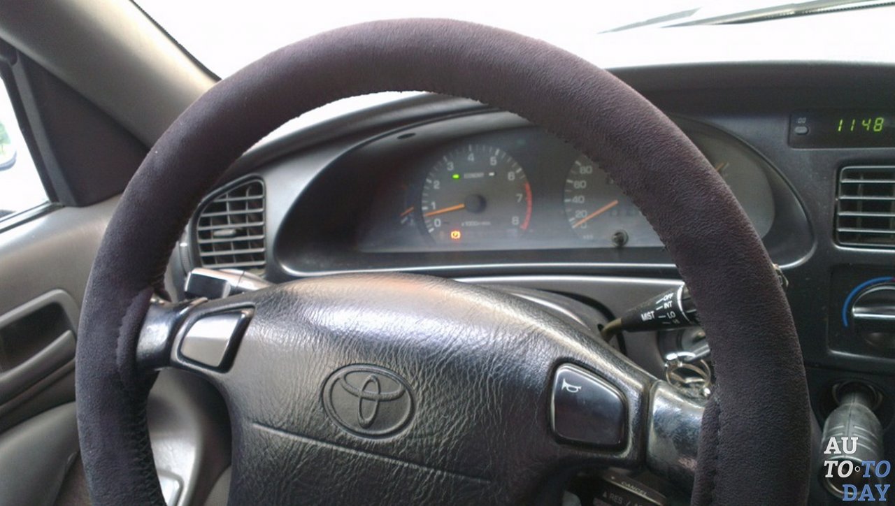 Чехол из алькантары на руль Чехол из алькантары на руль