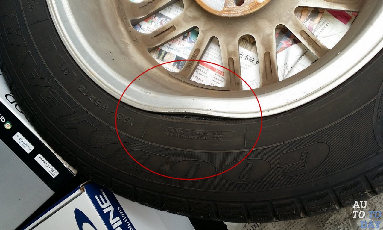 Деформация диска колеса Деформация диска колеса