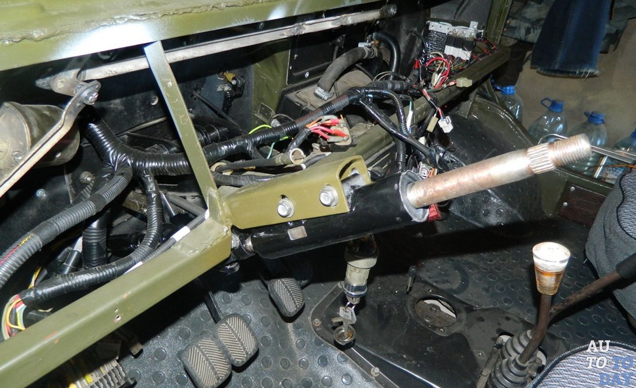 Рулевая колонка: стук в колонке, замена и регулировка, как её снять и ...