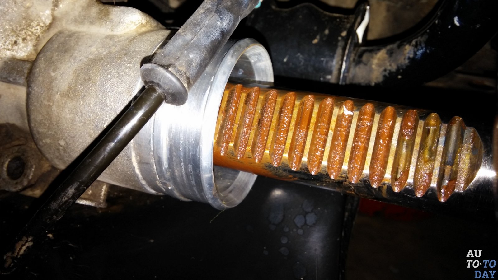 Смазка рулевой рейки honda