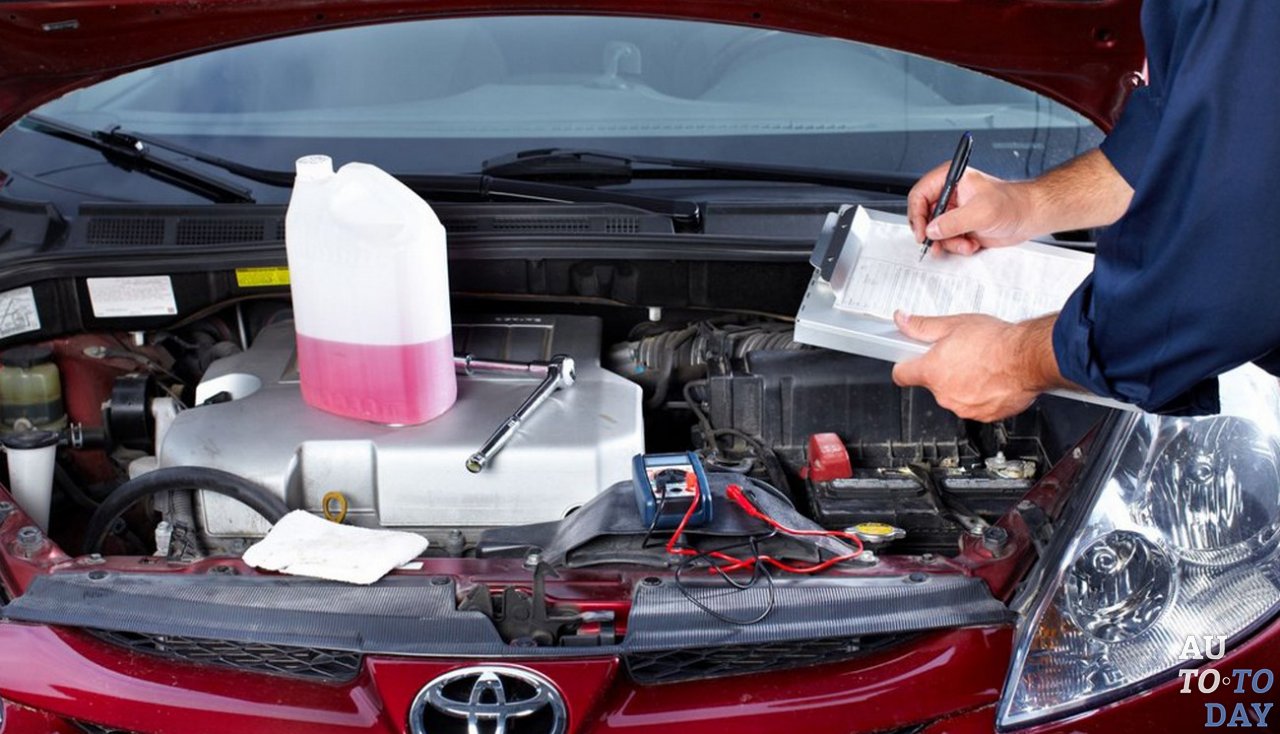 Технический осмотр автомобиля