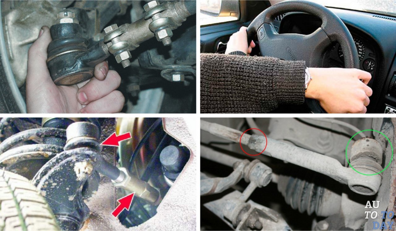 Диагностика поломки элементов рулевой тяги