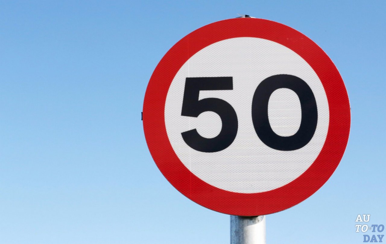 Дорожные знаки ограничения скорости