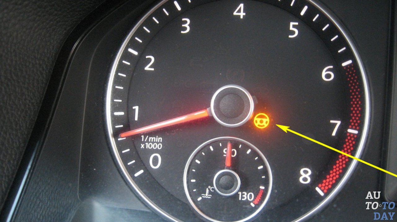 Лампочка неисправности ЭУР на приборной панели Лампочка неисправности ЭУР на приборной панели