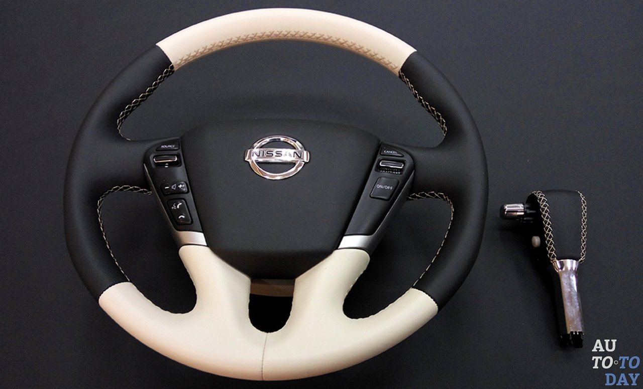 Перетяжка руля кожей Перетяжка руля кожей