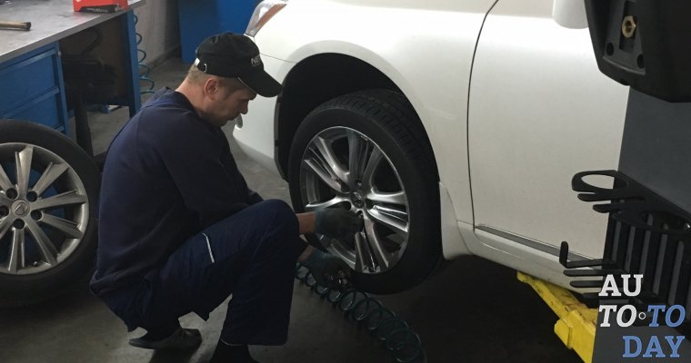 Скидка на зимние шины и шиномонтаж от Lexus