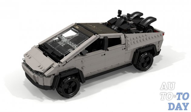 Проще не бывает: Tesla Cybertruck из деталей LEGO