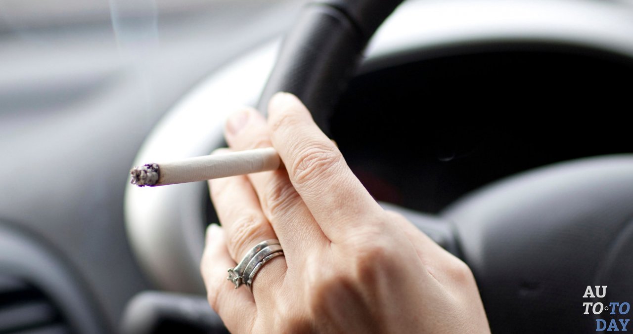 Курение в салоне автомобиля