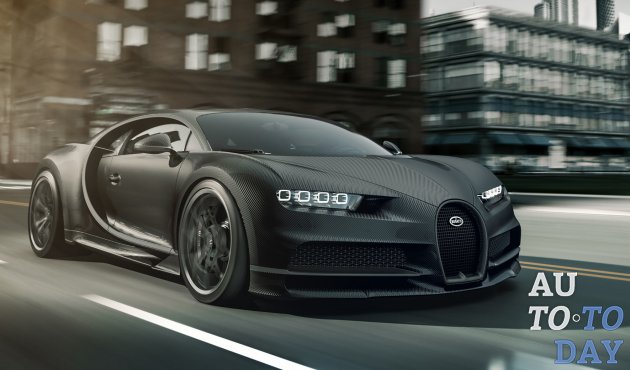 Bugatti показал ограниченные издания Chiron Noire  