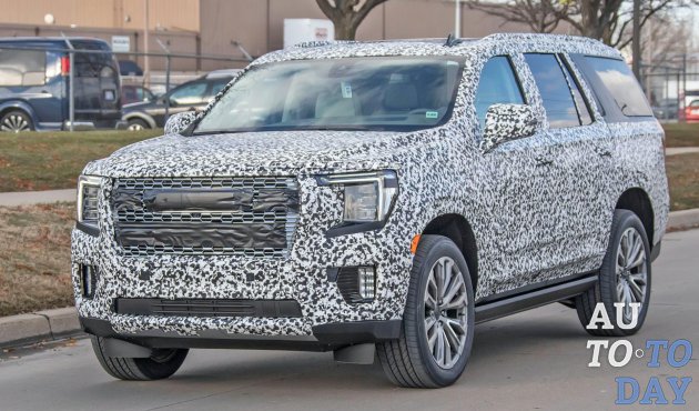 Предстоящий GMC Yukon постепенно скидывает камуфляж
