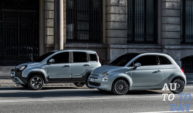 Fiat представляет гибридные версии 500 и Panda  