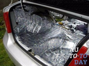 Шумоизоляция багажника Шумоизоляция багажника